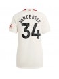 Manchester United Donny van de Beek #34 Alternativní Dres pro Dámské 2023-24 Krátký Rukáv